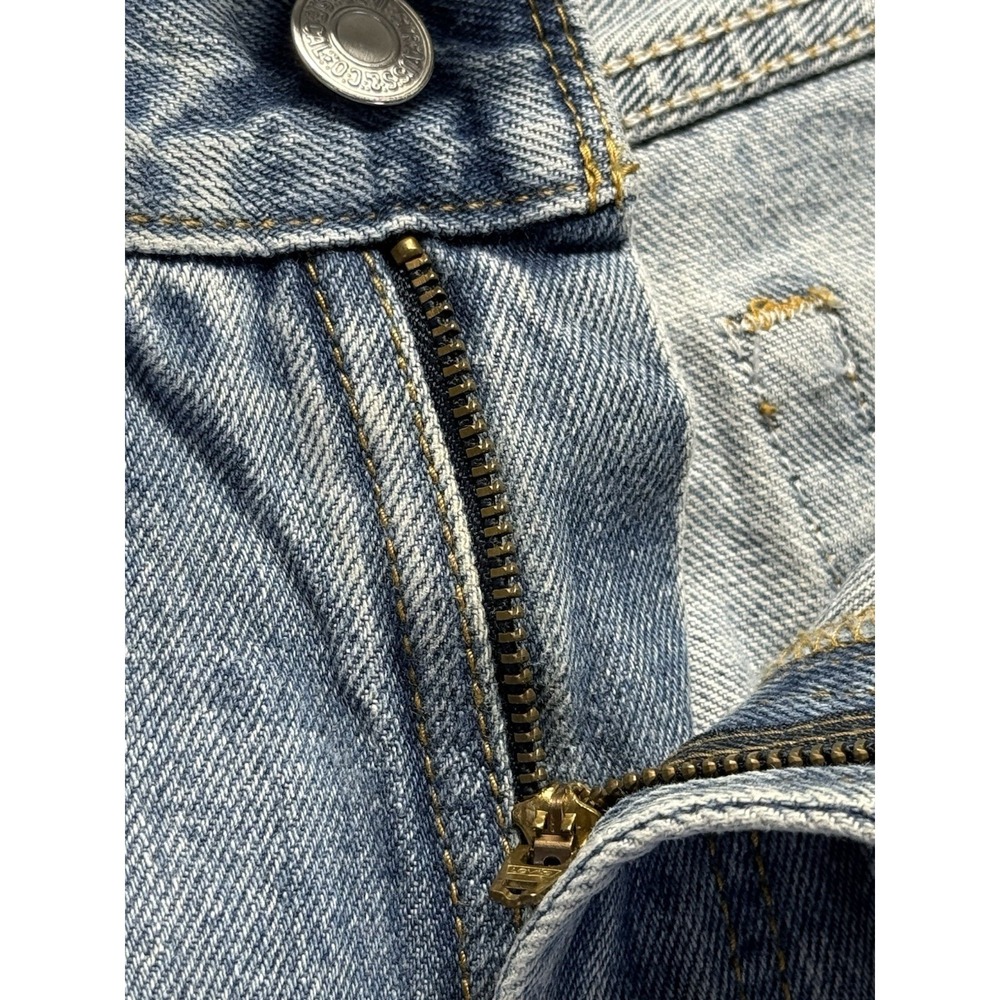 Vintage Levis 550 90s Jeans 36x30 USA Straight Leg Blue denim Y2K Grunge - Picture 4 of 16
